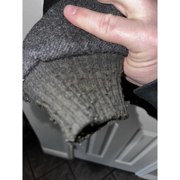 Vintage Woolrich Wool Bomber Jacket M Medium Charcoal Gray Black Plaid Lined - Picture 12 of 15